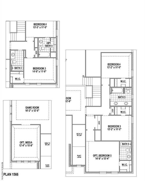11720 Wildwood Street, Justin, TX 76247 Floor plan options