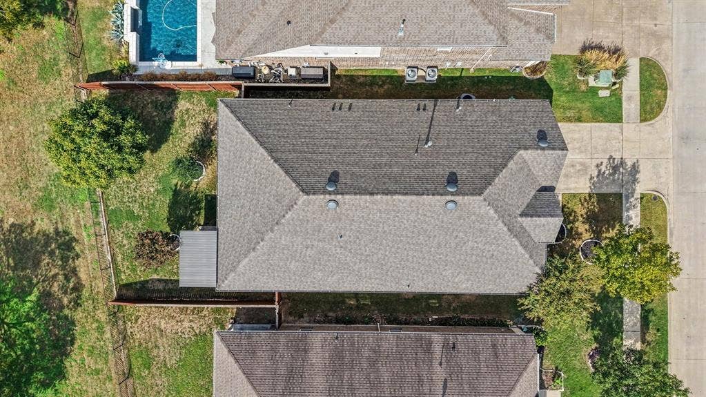 6706 Rutledge Court, Garland, TX 75044 Overhead view
