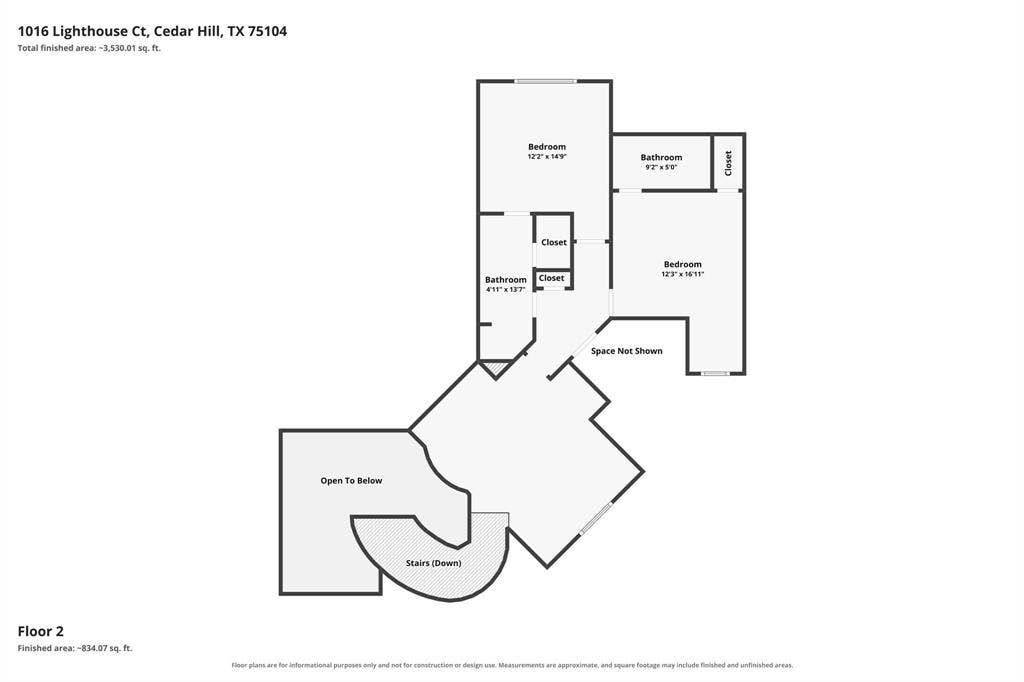 1016 Lighthouse Court, Grand Prairie, TX 75104 Floor Plan