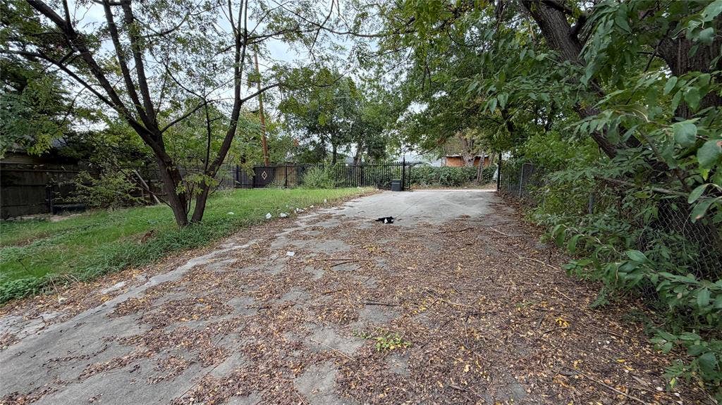 Long driveway