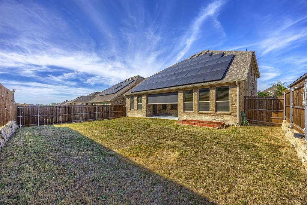 312 Crescent Avenue, Melissa, TX 75454 Solar panels help reduce your electricty cost. Roller shade to help keep out bugs.