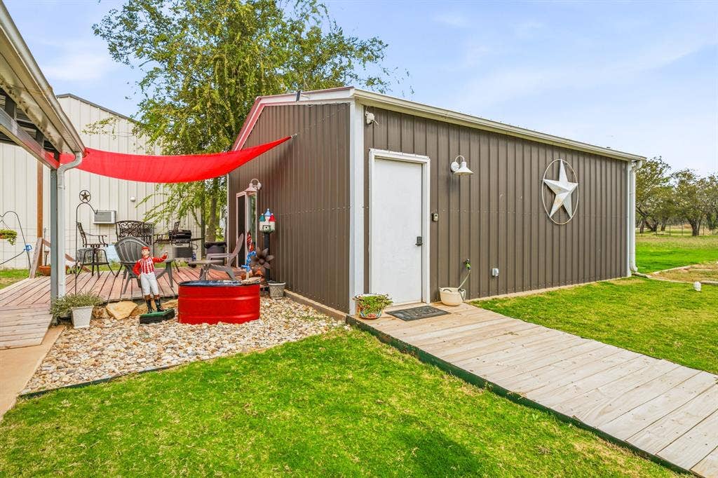 1579 Eastside Lake Road, Graham, TX 76450 One Bedroom Efficiency Studio Apartment with covered deck presently used as and AirBnB.