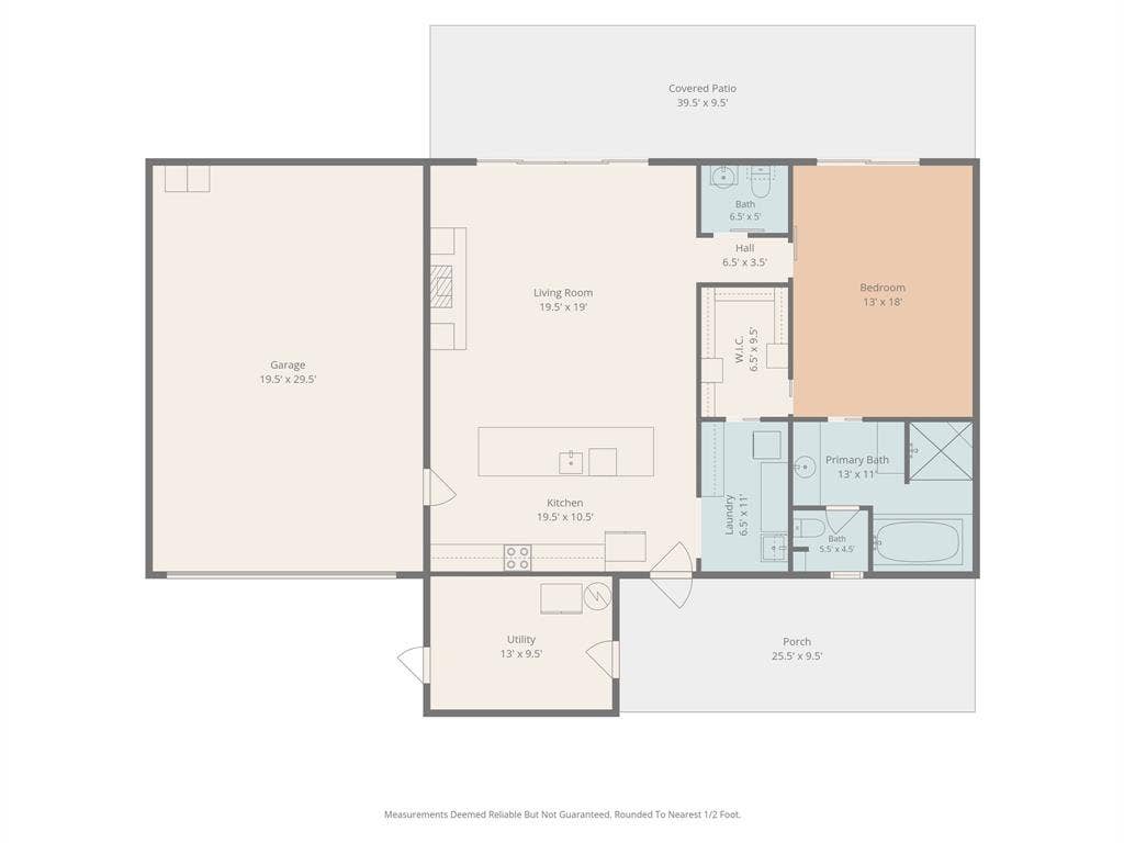 1579 Eastside Lake Road, Graham, TX 76450 Floor Plan of Main House