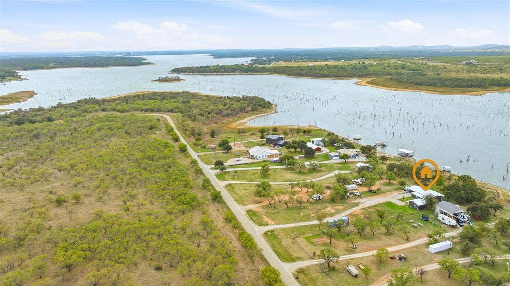 1579 Eastside Lake Road, Graham, TX 76450 View of Lake Graham. This area of the lake is known for great fishing!