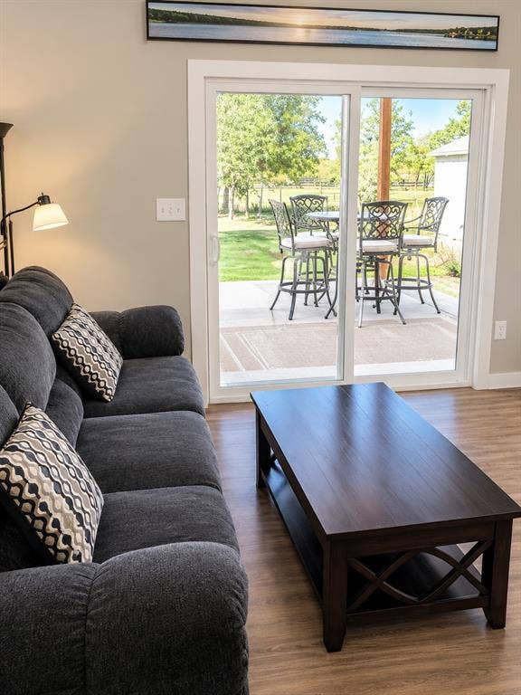 1579 Eastside Lake Road, Graham, TX 76450 Sliding glass door with access to patio