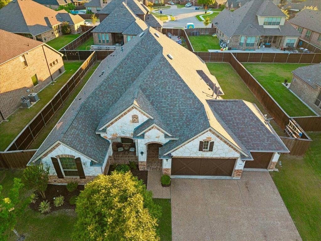1455 Corrara Drive, Rockwall, TX 75032 Aerial view of this beautiful home.