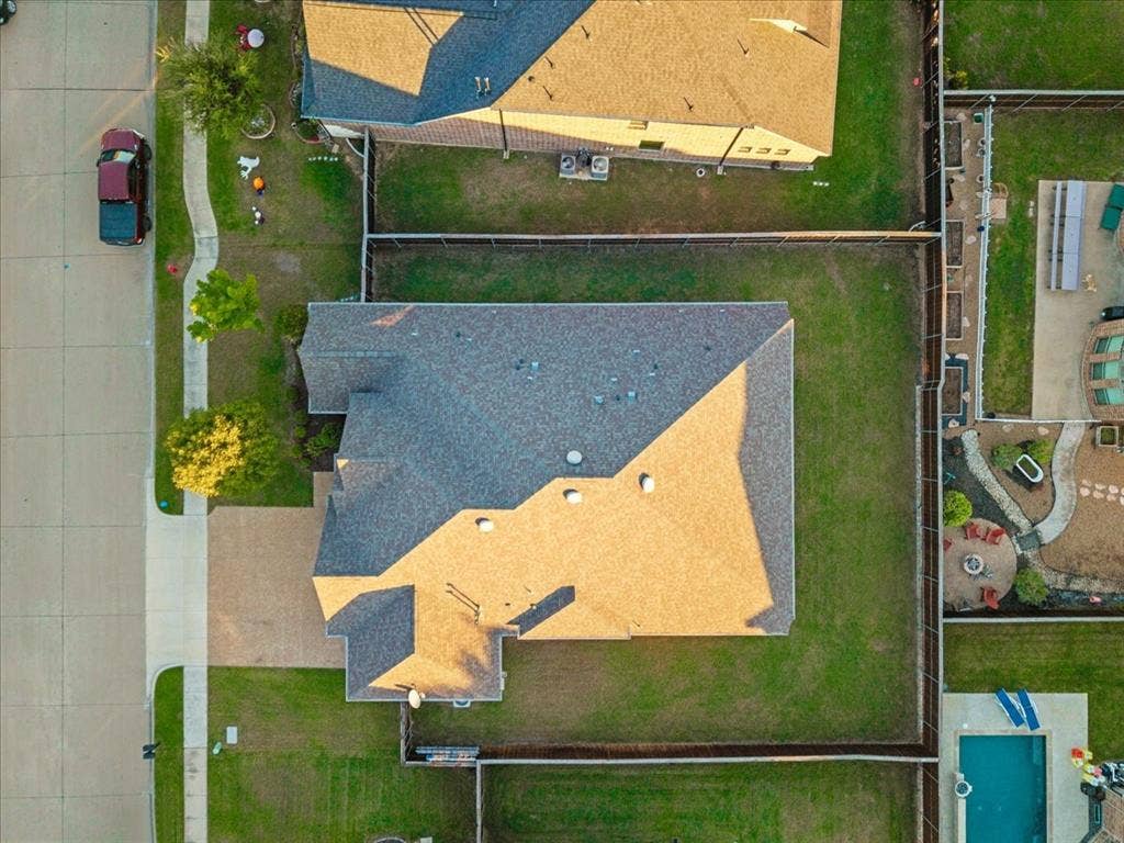 1455 Corrara Drive, Rockwall, TX 75032 Aerial view of this beautiful home.