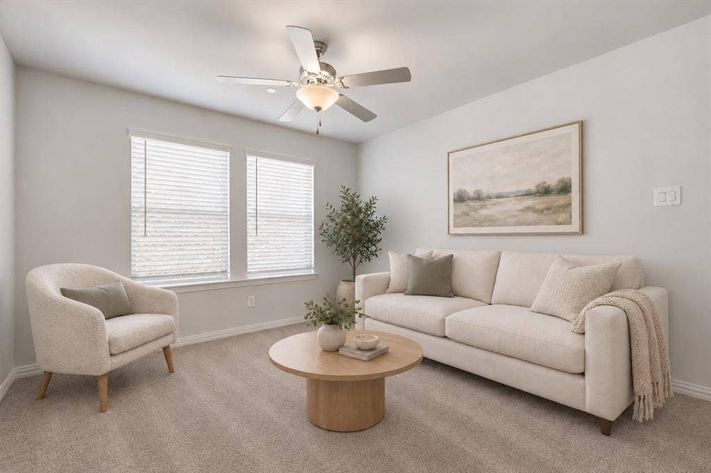6417 Dolan Falls Drive, Northlake, TX 76226 Upstairs loft living room