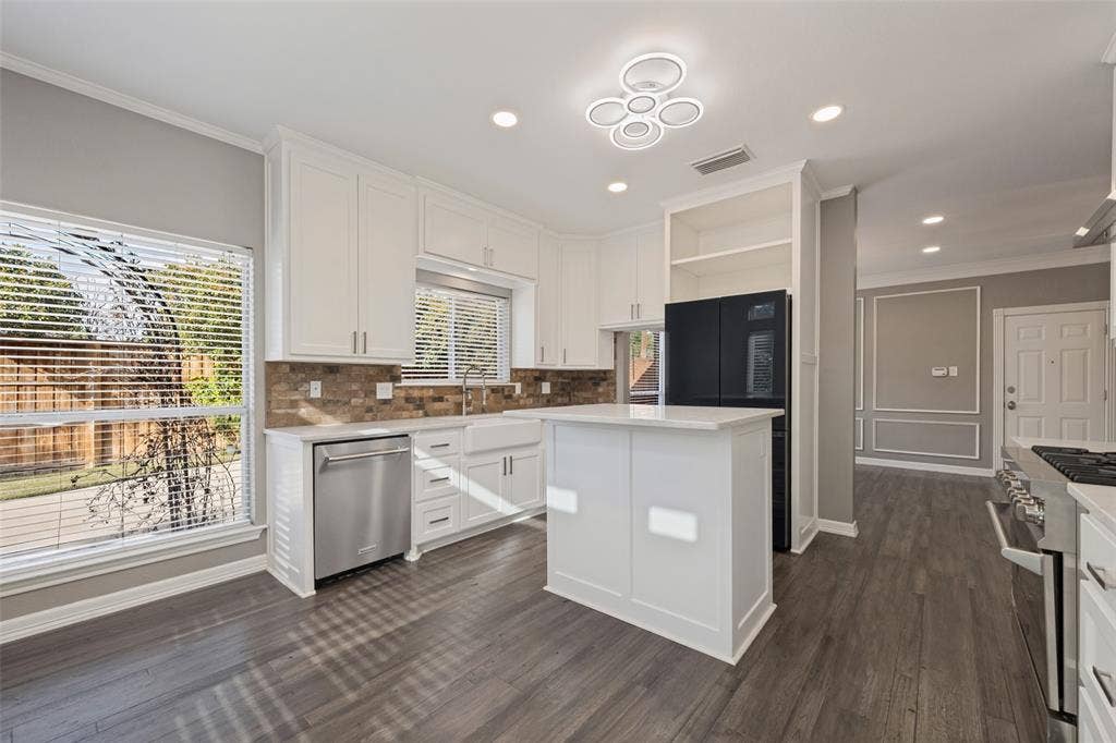 Tile floors are always welcome in the kitchen.
