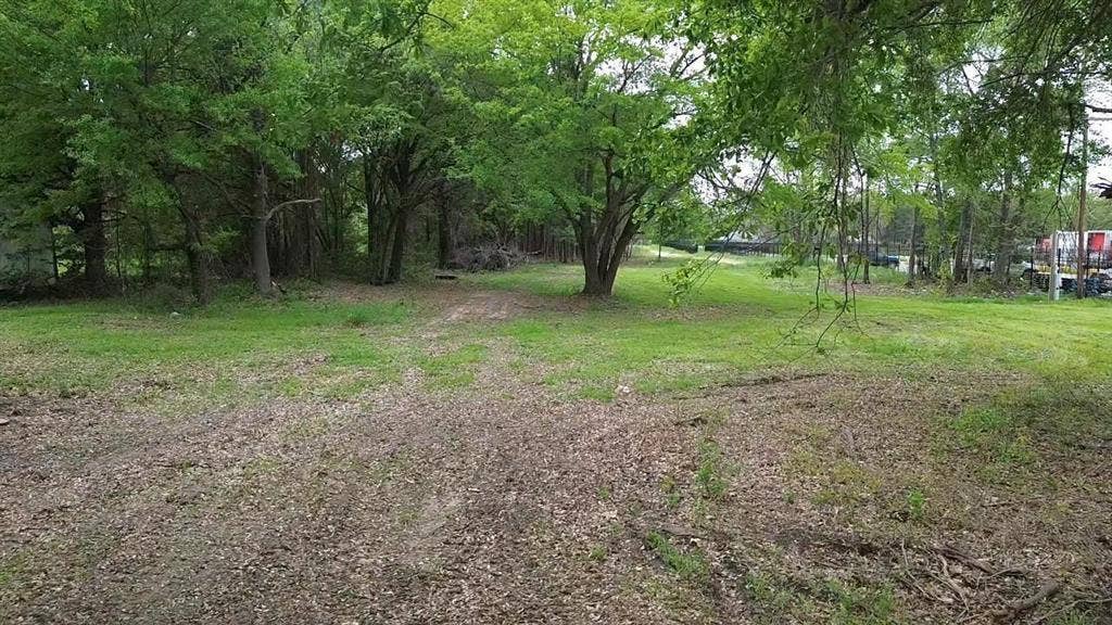3110 W Gentry Parkway, Tyler, TX 75702 Expansive cleared lot featuring mature trees and established perimeter vegetation