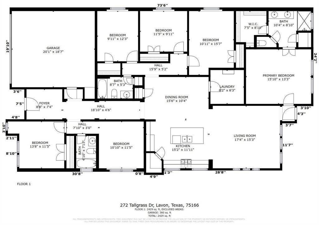 272 Tallgrass Drive, Lavon, TX 75166 272 Tallgrass Drive, Lavon, TX 75166