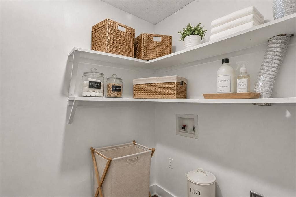 Virtual staging. The home is vacant