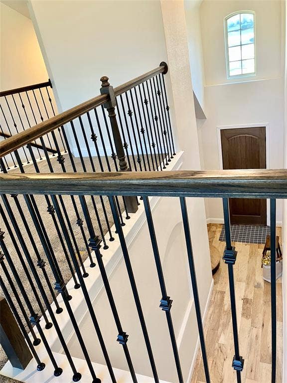 View to entry from upstairs
