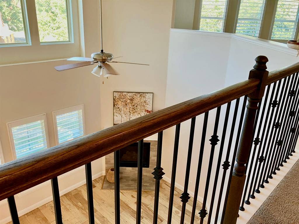 View to Living room from upstairs