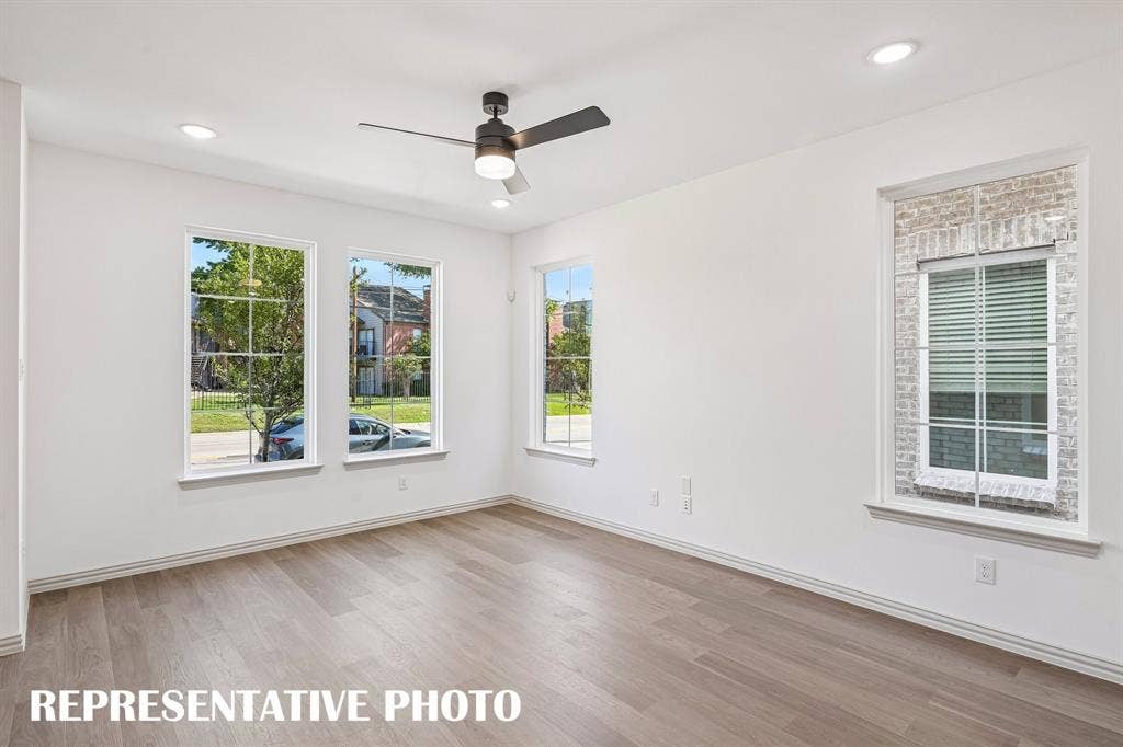 Your new light filled family room is the perfect place to entertain!  REPRESENTATIVE PHOTO