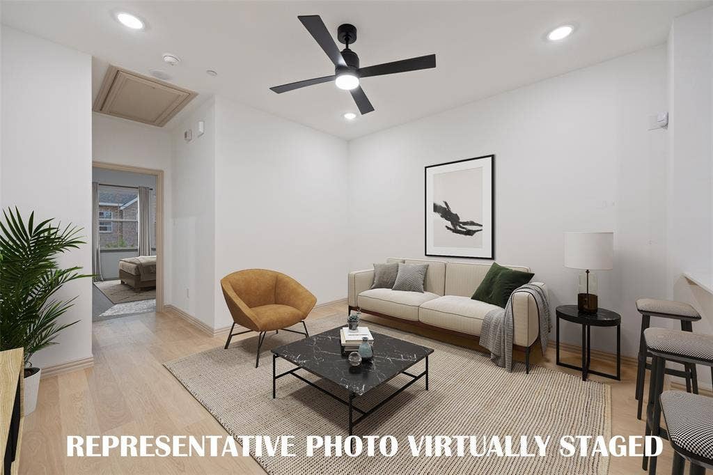 5312 Springlake Parkway, Haltom City, TX 76117 This fantastic family room is ready for all your entertaining needs! REPRESENTATIVE PHOTO VIRTUALLY STAGED