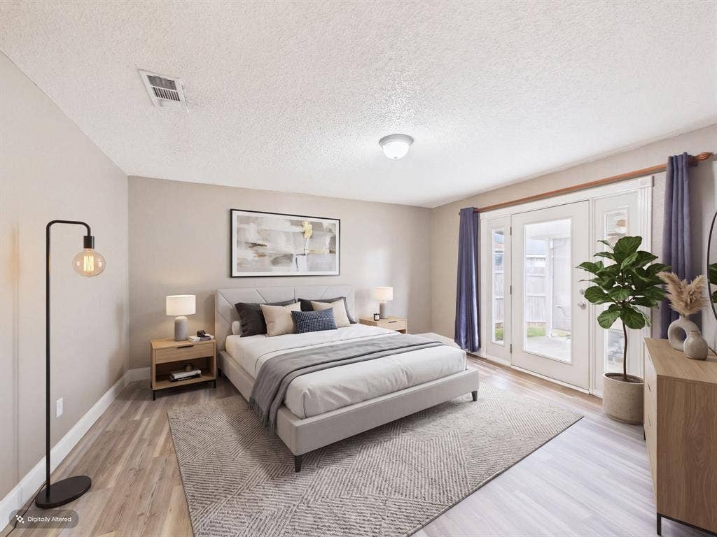 Virtual staging for reference only.