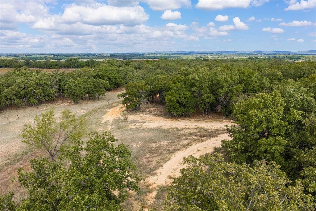 5540 County Road 334, Blanket, TX 76432 Expansive acreage featuring mature trees, natural terrain, and distant horizon scenery