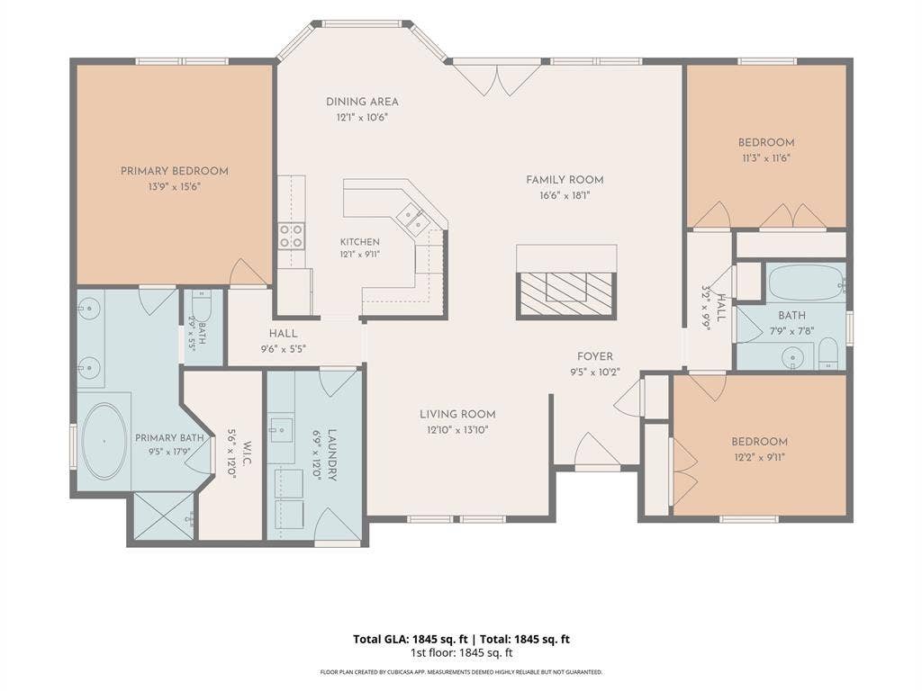 511 Casas Del Norte Court, Granbury, TX 76049 Floor plan