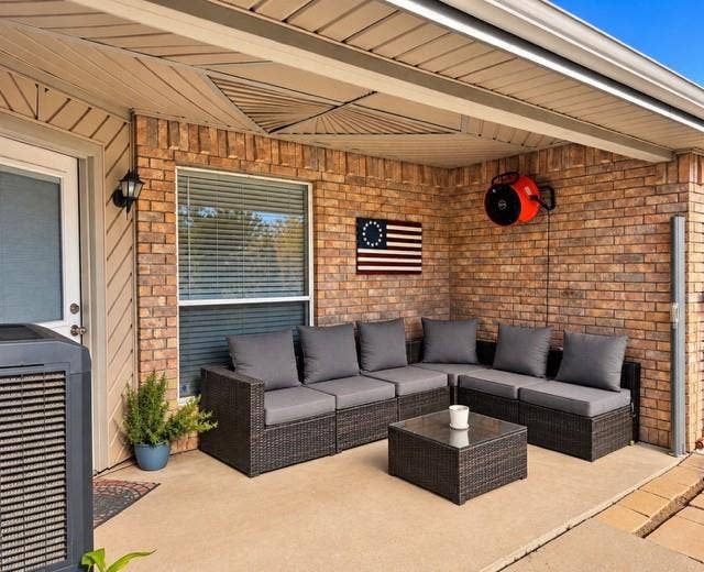 8813 Pheasant Run Drive, Rowlett, TX 75089 Rear covered Patio to relax and enjoy outdoors