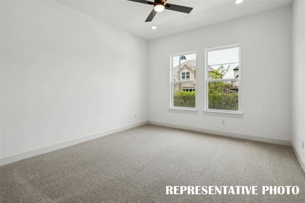 1144 Hyssop Drive, Celina, TX 75009 Offering the perfect space to relax and unwind, this owner's suite is just what you have been searching for! REPRESENTATIVE PHOTO