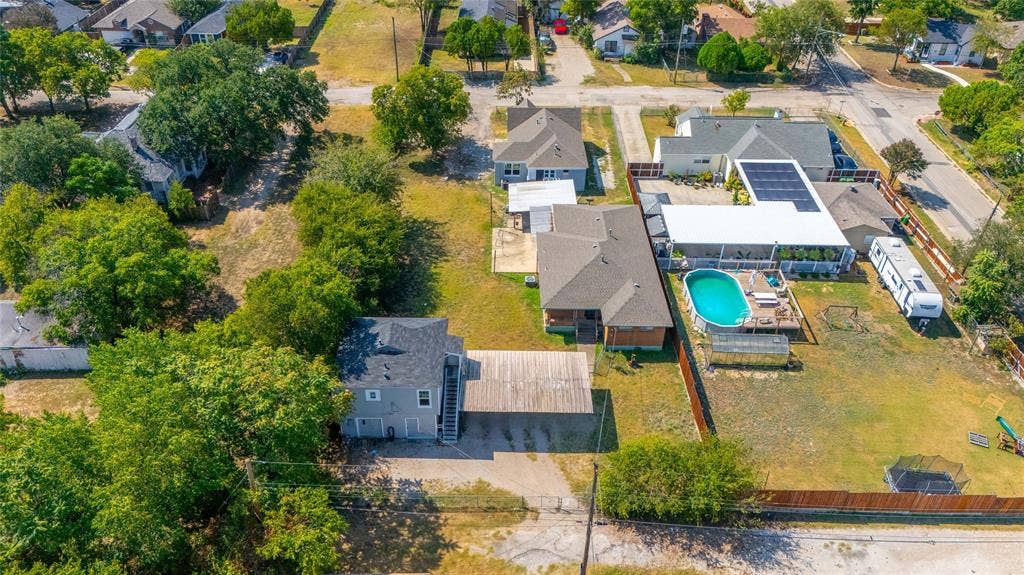 3823 Dempster Avenue, Cockrell Hill, TX 75211 Back Aeriel View
