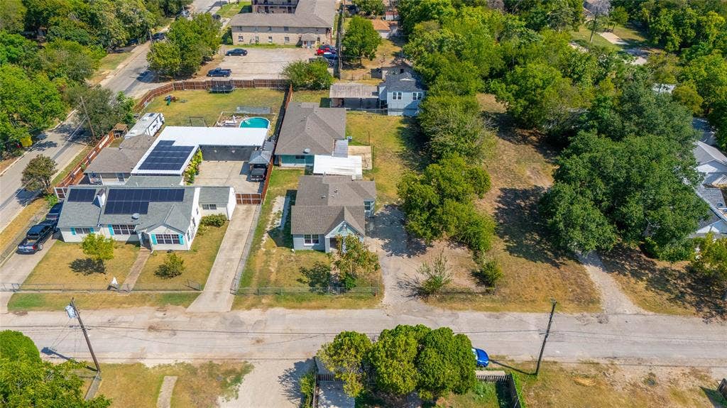 3823 Dempster Avenue, Cockrell Hill, TX 75211 Front Aeriel View