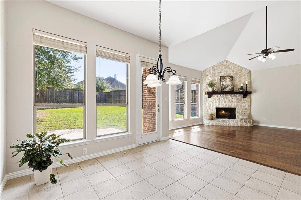7710 Keith Lane, Sachse, TX 75048 This eating area will accommodate a large table