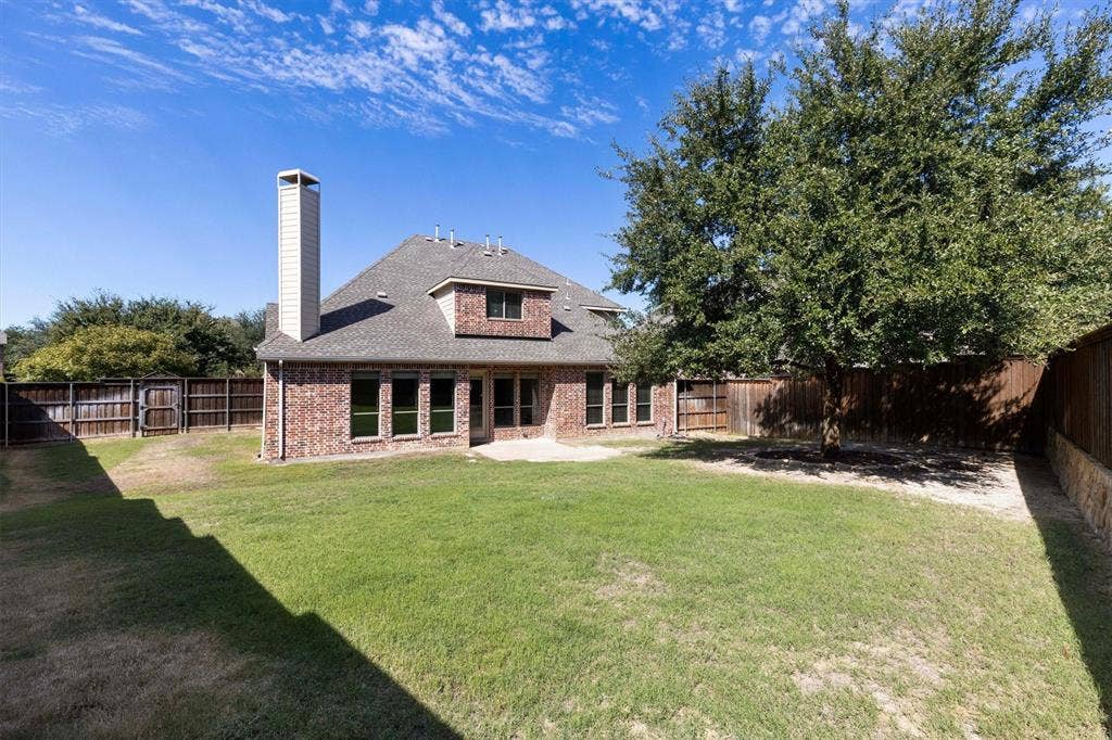 7710 Keith Lane, Sachse, TX 75048 Spacious backyard with room for a pool