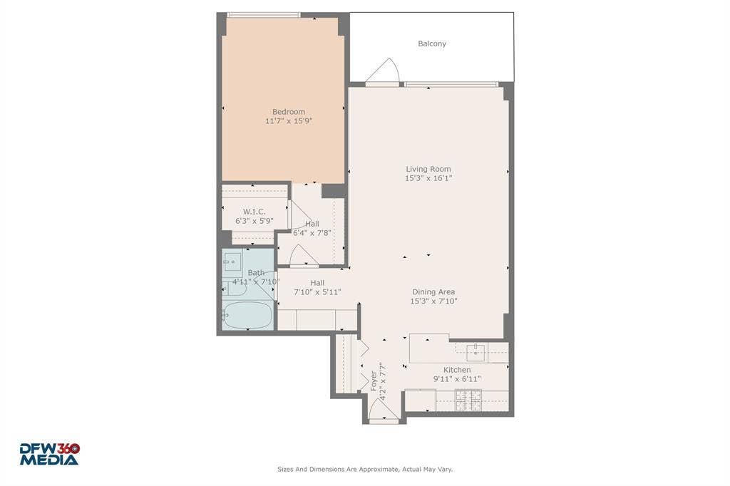 3883 Turtle Creek Boulevard, #317, Dallas, TX 75219 Floor Plan