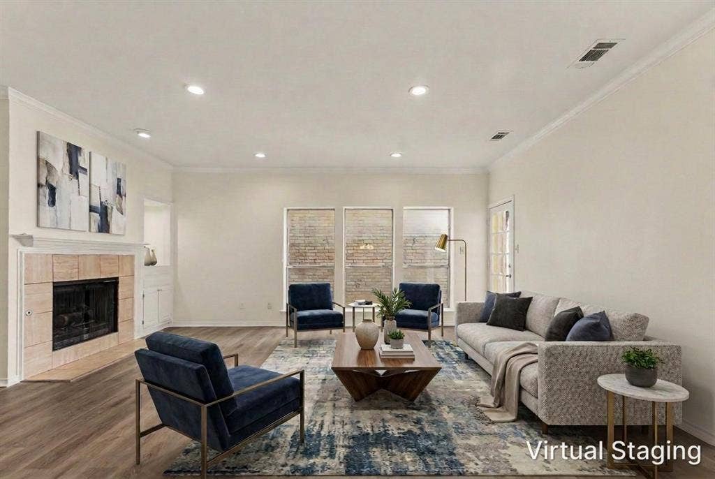 5825 Preston Valley Drive, Dallas, TX 75240 Virtually Staged