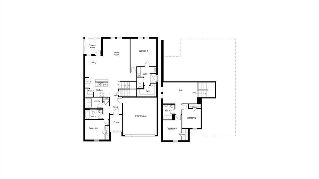 D.R. Horton's Midland floor plan - All Home and community information, including pricing, included features, terms, availability and amenities, are subject to change at any time without notice or obligation. All Drawings, pictures, photographs, video, square footages, floor plans, elevations, features, colors and sizes are approximate for illustration purposes only and will vary from the homes as built.