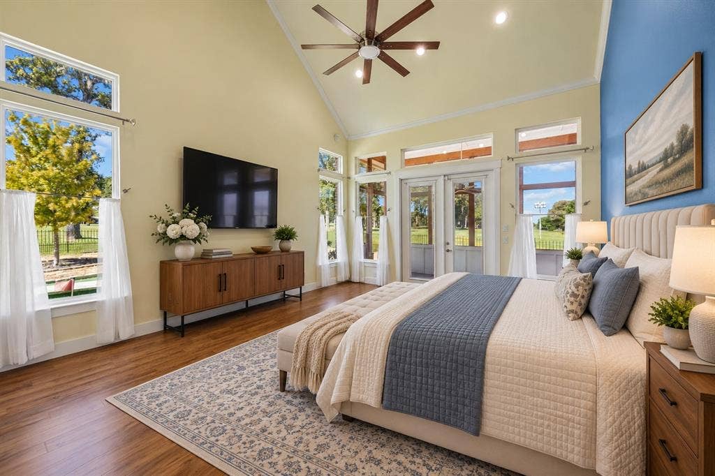 18076 Country Club Drive, Kemp, TX 75143 Primary Bedroom—Virtually Staged