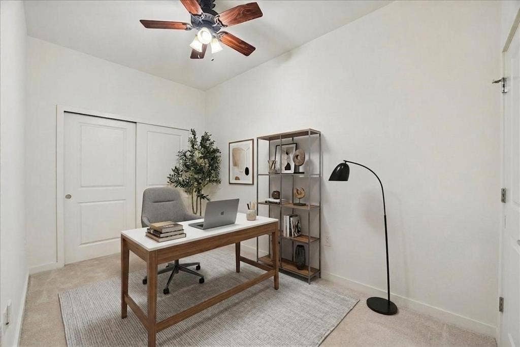 Flex room - can be used an an office. Virtually staged