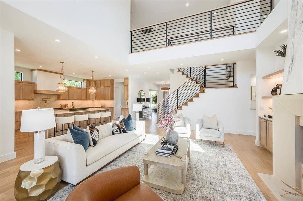 Light-filled open concept living space