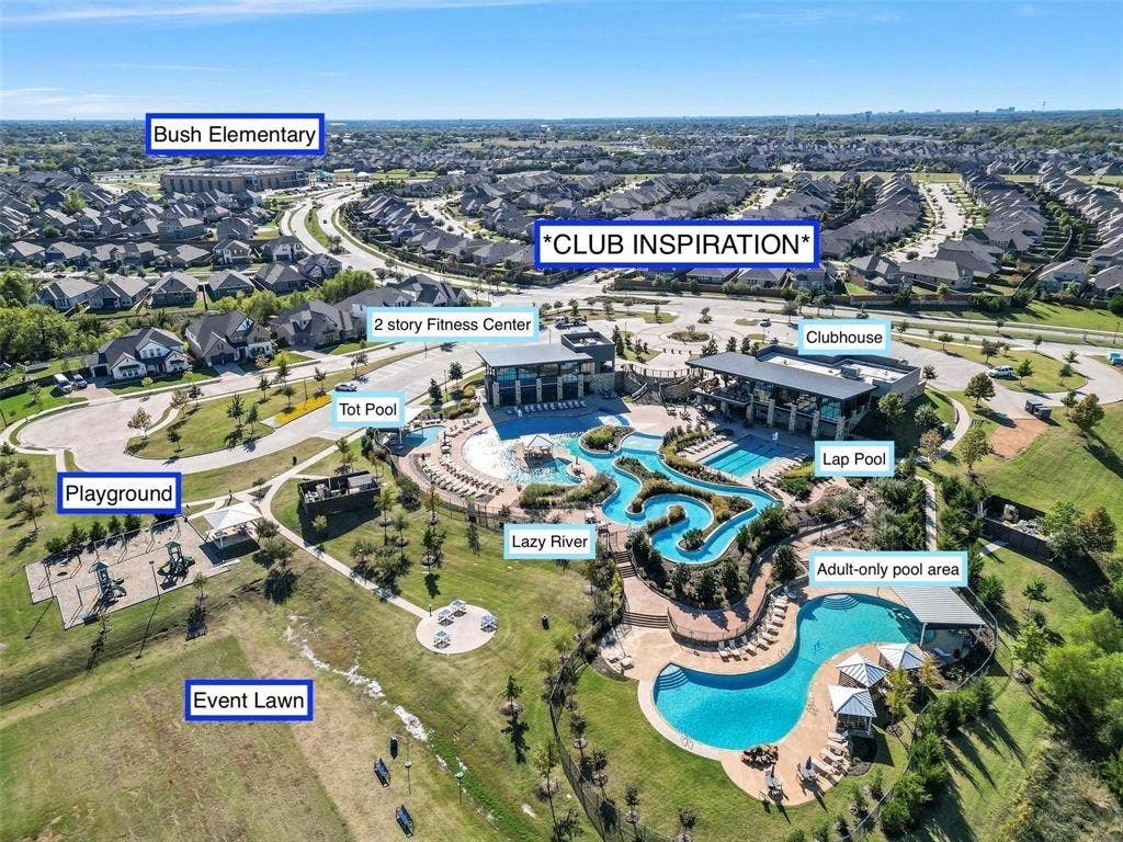 Club Inspiration featuring a lazy river!