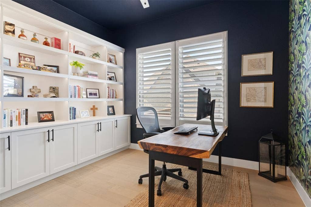 Private Office with custom built-ins
