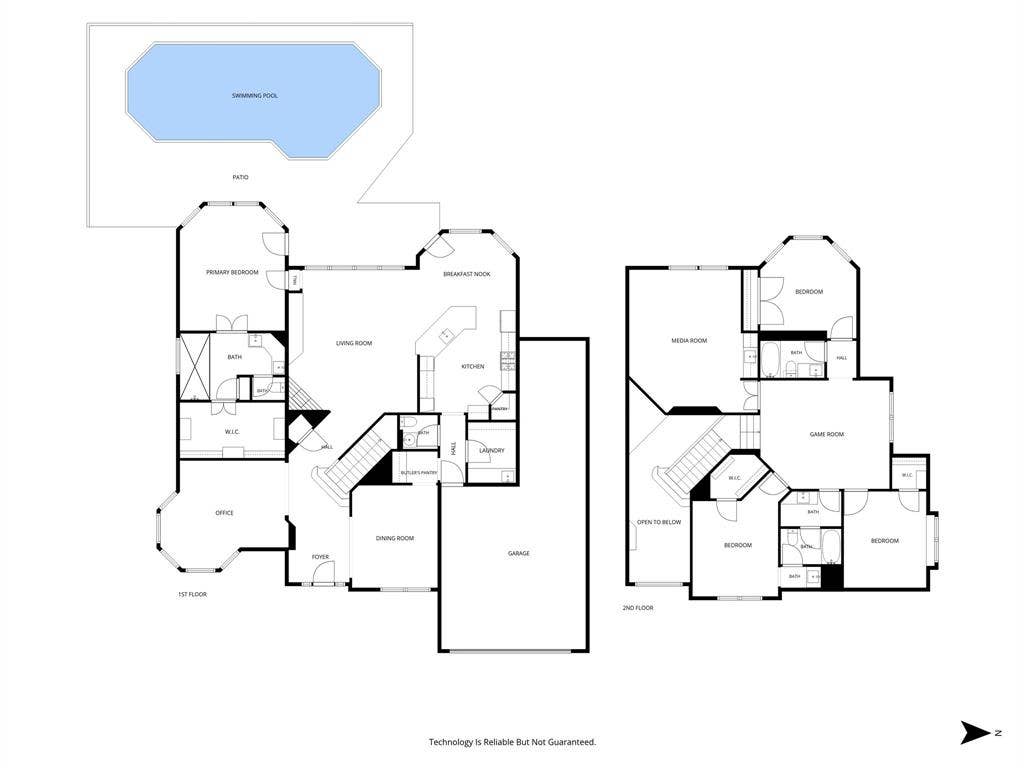 Floor plan is deemed highly reliable but not guaranteed.