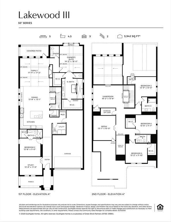 4012 Bentsen Street, McKinney, TX 75071 Featuring luxurious finishes with ample entertaining spaces and wonderfully sized bedrooms, our Lakewood III plan is your dream home come to life!