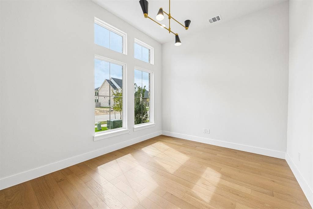 4012 Bentsen Street, McKinney, TX 75071 Whether it's the professional working from home or just a relaxing retreat, this home office is just what you have been searching for.