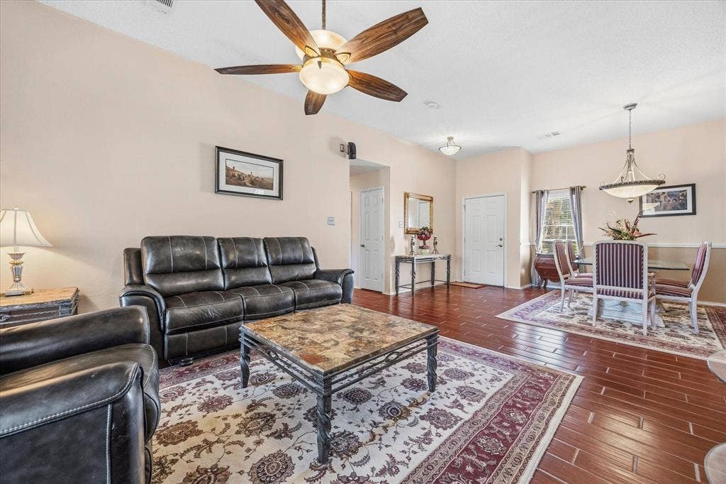 6412 Bluebonnet Drive, Rowlett, TX 75089 Picture perfect living and dining areas!