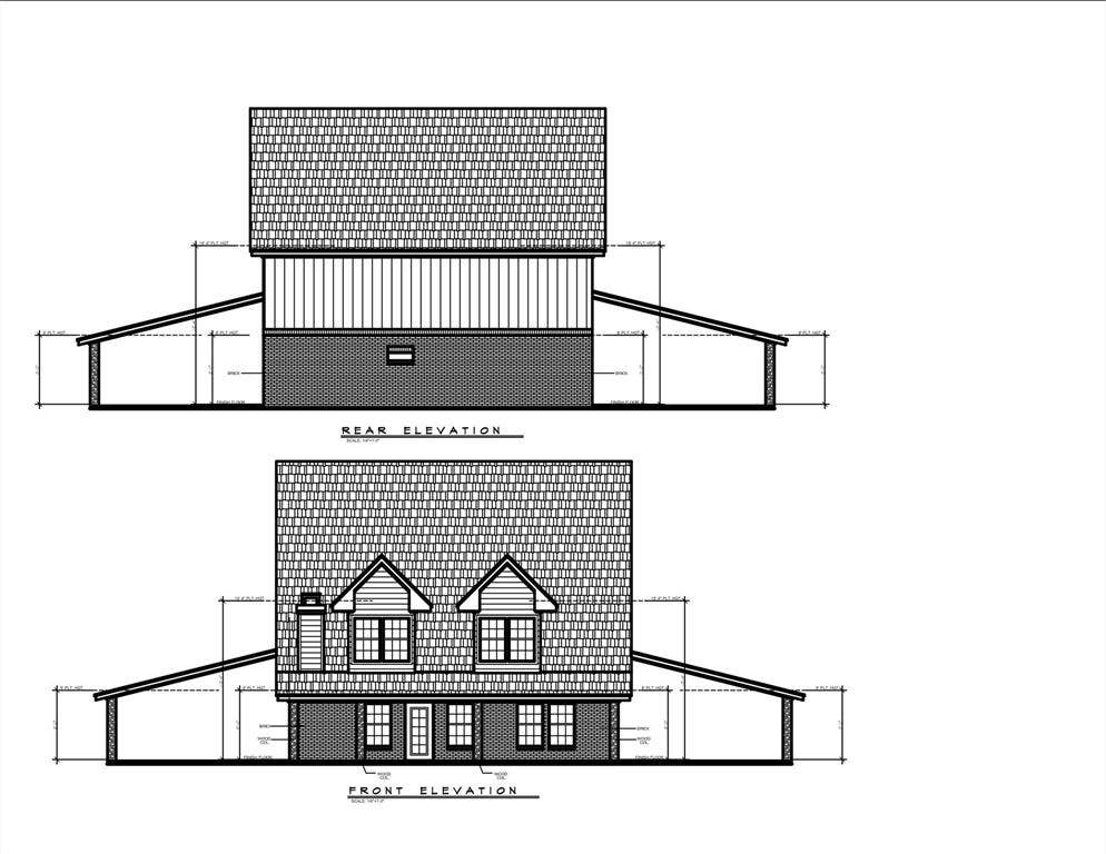 Lot 764-R Sawtooth Mountain Road, Possum Kingdom Lake, TX 76449 Owners elevation plans