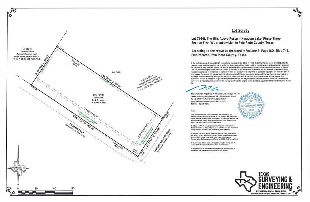 Lot 764-R Sawtooth Mountain Road, Possum Kingdom Lake, TX 76449 Lot 764-R Sawtooth Mountain Road, Possum Kingdom Lake, TX 76449