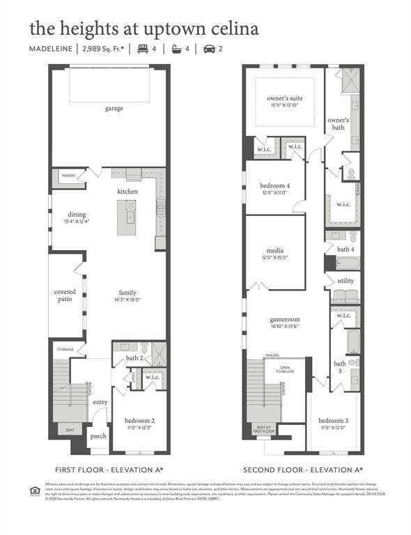 333 Walker Parkway, Celina, TX 75009 With spacious entertaining areas, including a fabulous game room with adjacent media room, our Madeleine floor plan is an entertainer's dream home!