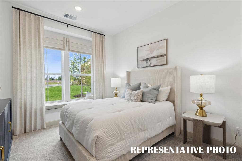 333 Walker Parkway, Celina, TX 75009 You'll find nicely sized secondary bedrooms in our Madeleine floor plan. REPRESENTATIVE PHOTO
