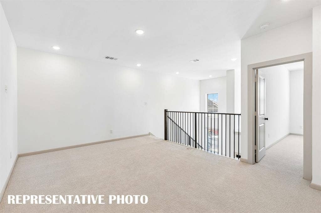 612 Taylor Parkway, Celina, TX 75009 The upstairs game room offers a wonderful space for family fun time! REPRESENTATIVE PHOTO