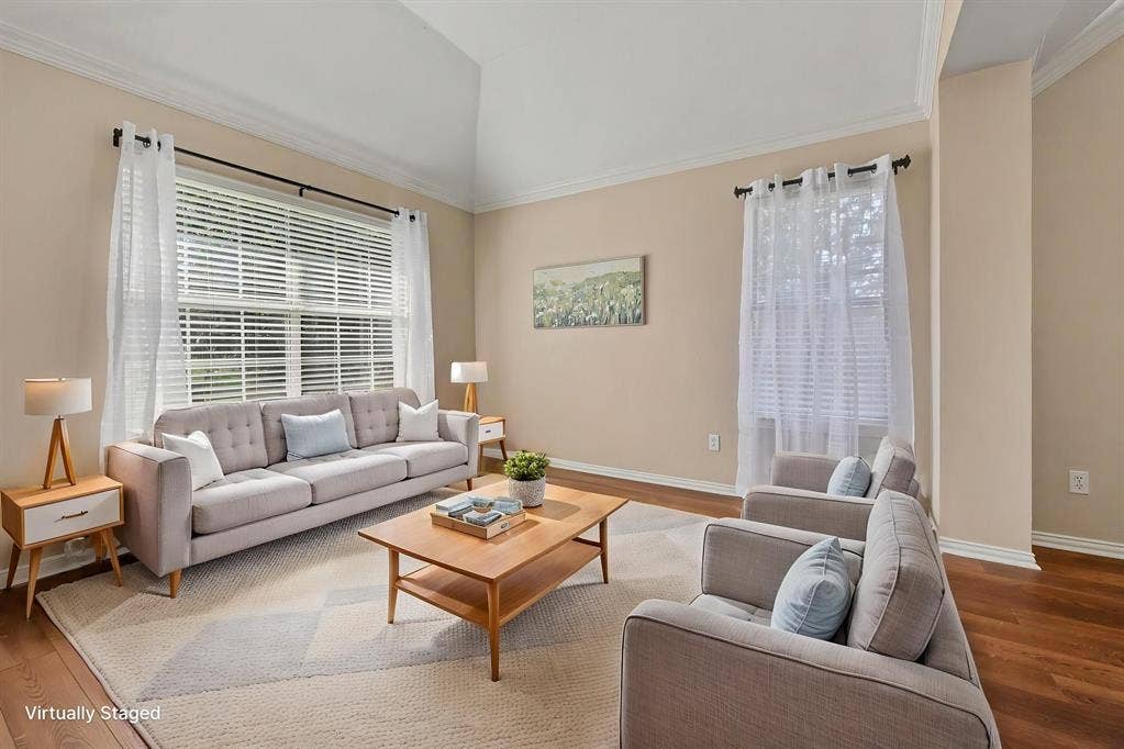 401 Stonebridge Circle, Allen, TX 75013 Living room virtually staged