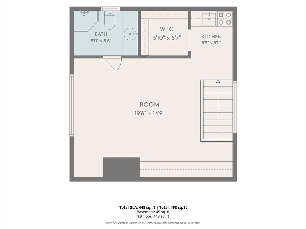 514 E Spring Valley Road, Richardson, TX 75081 Studio floor plan with dimensions