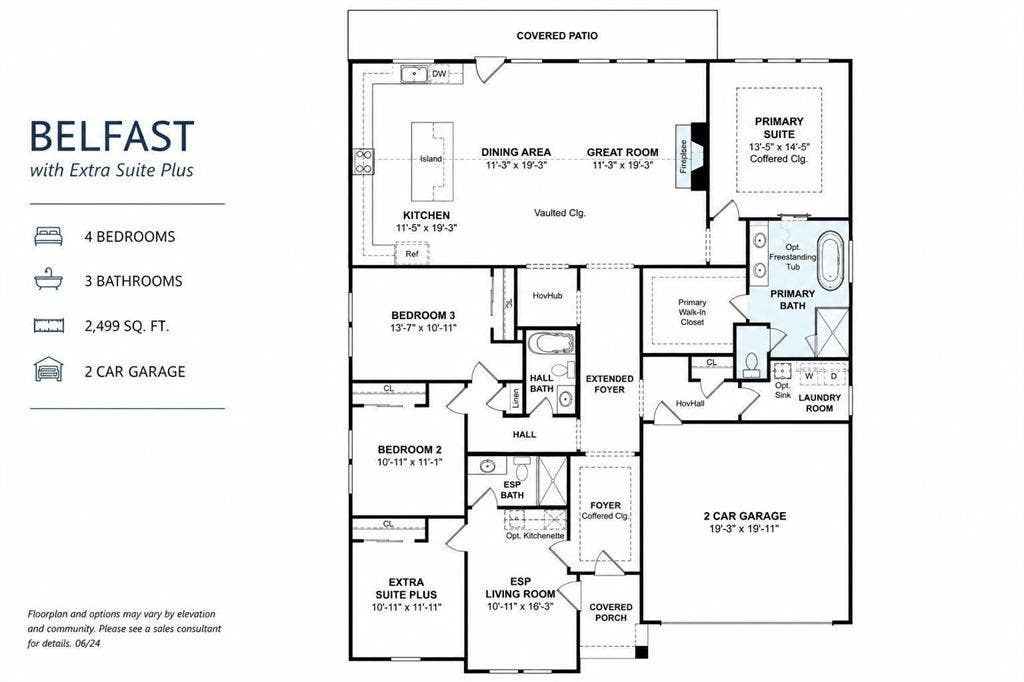 8912 Free Ferry Lane, McKinney, TX 75071 Floor plan