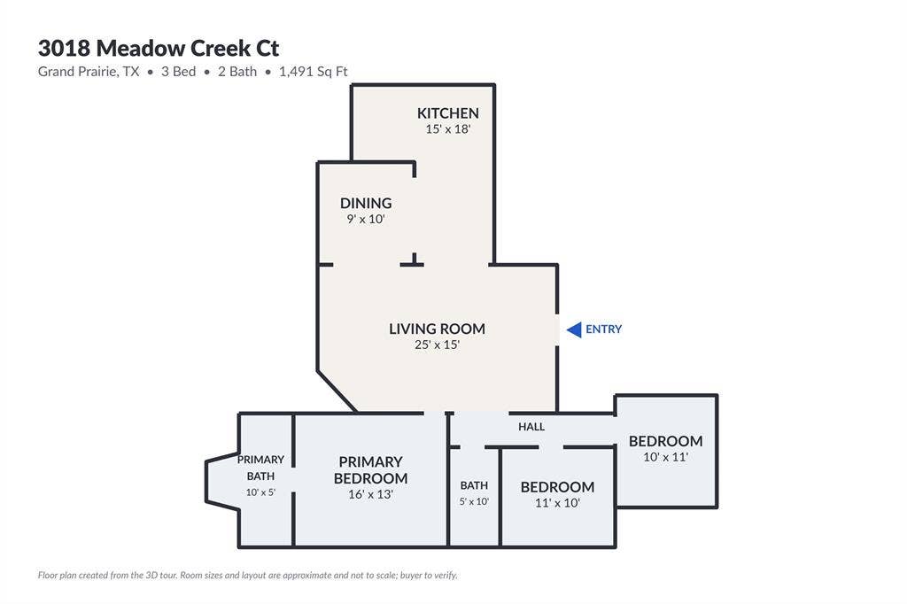 3018 Meadow Creek Court, Grand Prairie, TX 75052 3018 Meadow Creek Court, Grand Prairie, TX 75052
